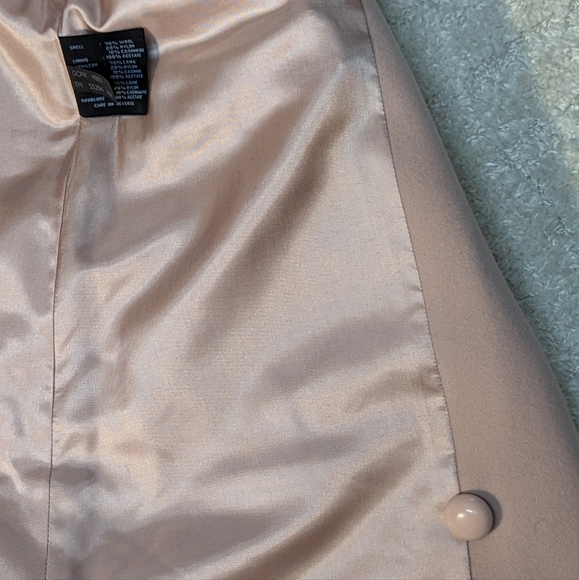 NWT Nine West Tempting Pink Cashmere Blend Jacket Coat, 12 - Picture 8 of 15